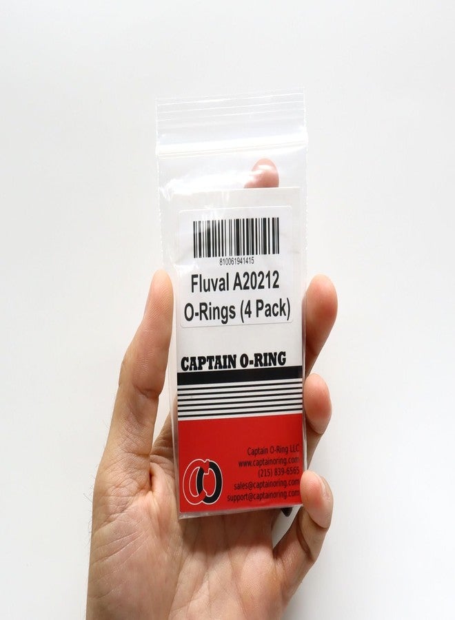 Captain O-Ring - Replacement A20212 A-20212 Orings for Fluval Top Cover Click-Fit FX4, FX5, FX6 Aquarium Fish Tank Canister Filter (4 Pack) - Image 5